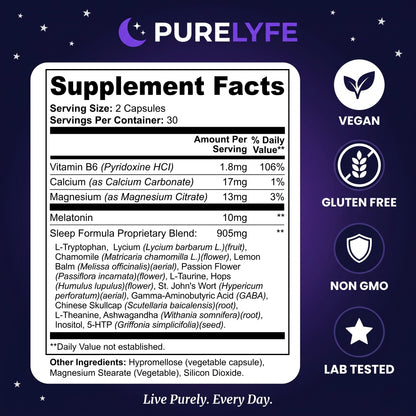 Purelyfe Sleep + Vitamins